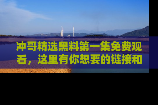 冲哥精选黑料第一集免费观看，这里有你想要的链接和内幕！