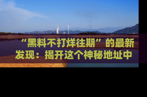 “黑料不打烊往期”的最新发现:揭开这个神秘地址中的爆笑黑料面纱