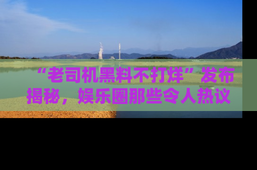 “老司机黑料不打烊”发布揭秘,娱乐圈那些令人热议的黑暗秘密!