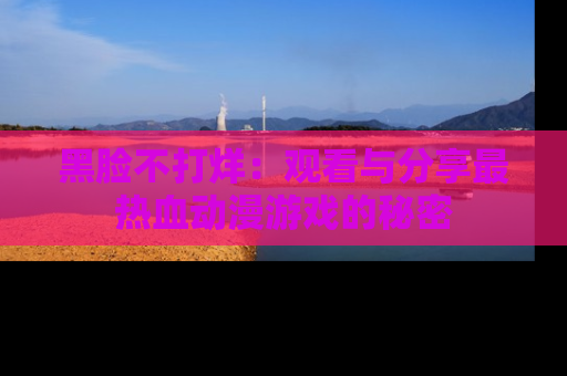 黑脸不打烊：观看与分享最热血动漫游戏的秘密