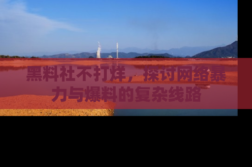 黑料社不打烊，探讨网络暴力与爆料的复杂线路