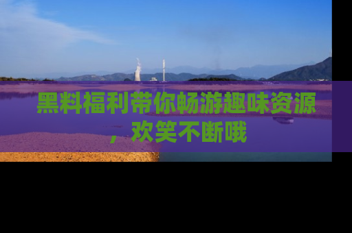 黑料福利带你畅游趣味资源，欢笑不断哦