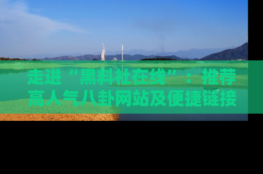 走进“黑料社在线”：推荐高人气八卦网站及便捷链接的全面指南