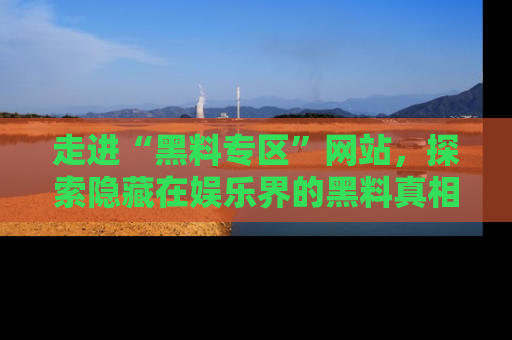 走进“黑料专区”网站，探索隐藏在娱乐界的黑料真相