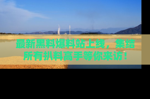 最新黑料爆料站上线，集结所有扒料高手等你来访！